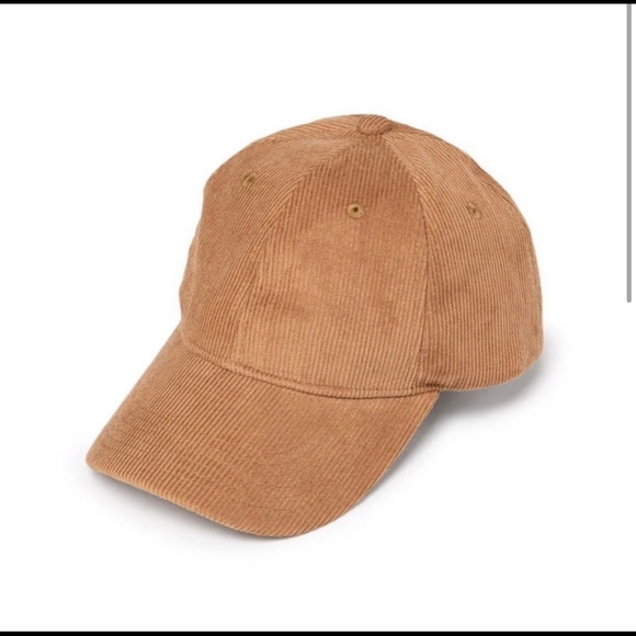 Vici corduroy baseball cap, camel brown, NWT - Picture 2 of 4